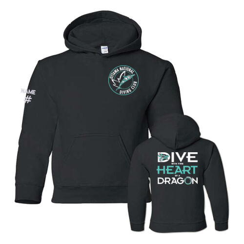 Gildan Youth ONDC Emblem & Dive Printed Hoodie Thumbnail